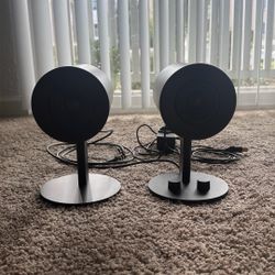 LIKE NEW, RAZER, RGB Lighting Speakers Razer Nommo Chroma Pc Gaming RGB Dual Speakers Rear Facing Ports Black Gaming Speakers 