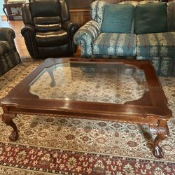 Large Coffee Table And 2 End Tables