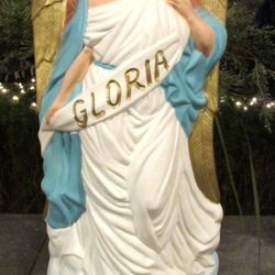 Christmas Nativity Angel with Light Cord, Beautiful Angel for Display, Indoor and Outdoor, Retired, Measure 34" Height Brand TPI, Excellent Condition.