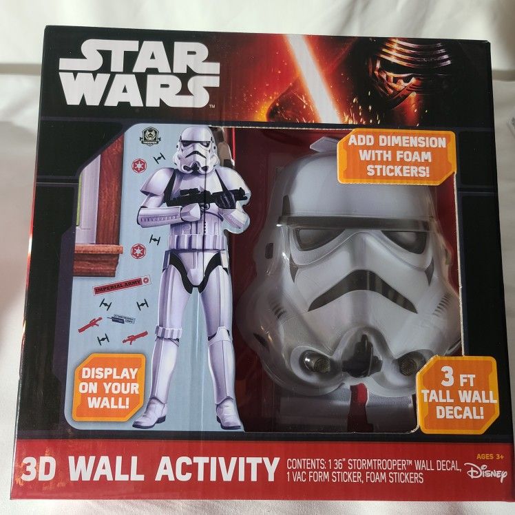 Star Wars 3D Stormtrooper 3ft Wall Decor