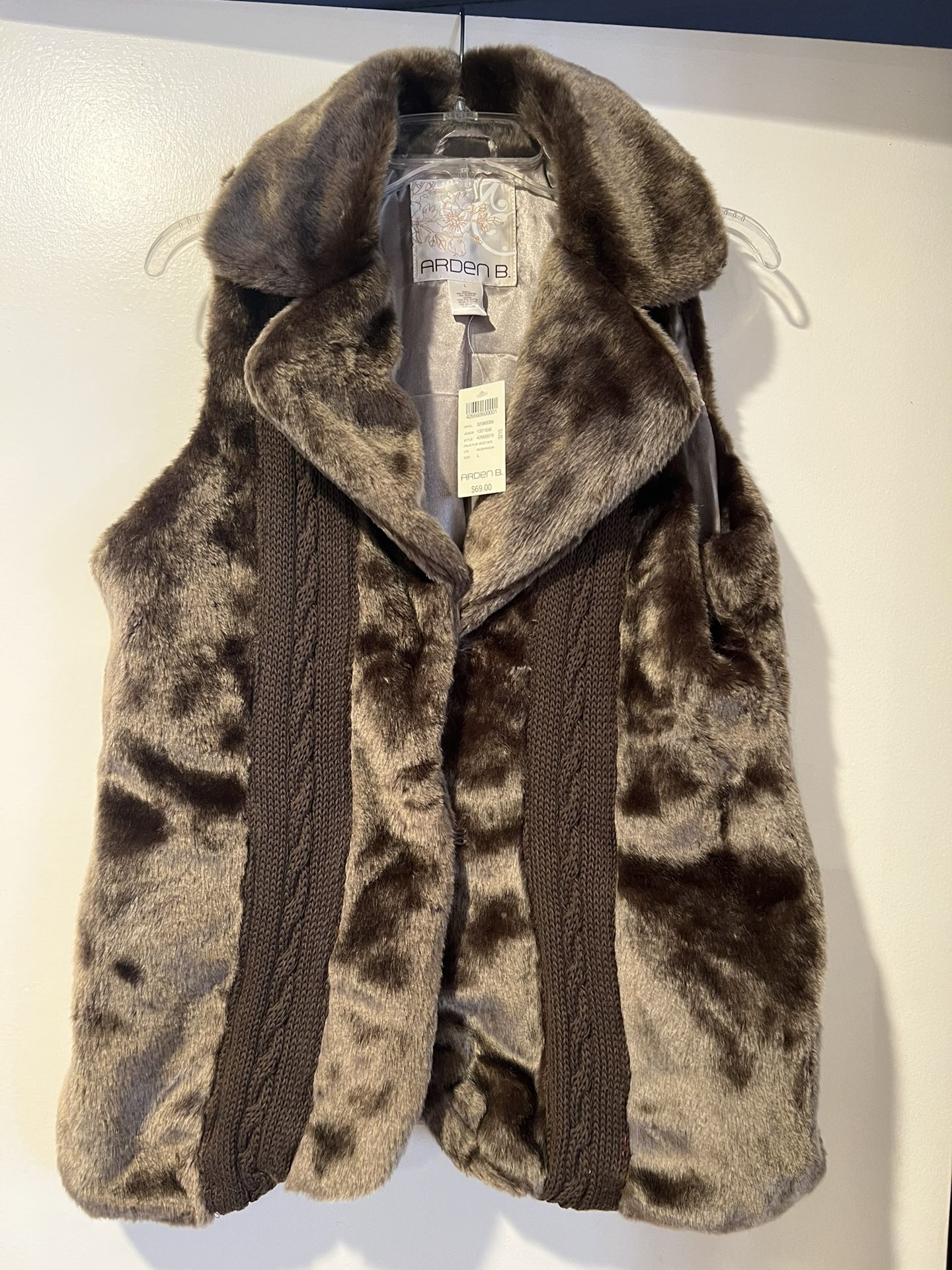Arden B. Faux Fur Vest