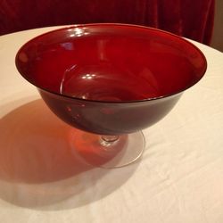 Ruby Anchorglass - Lg. Bowl