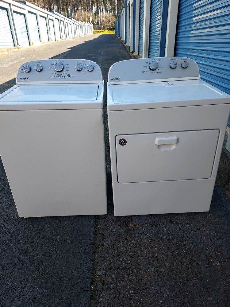 Very Nice Whirlpool Washer And Dryer Matching Set ** Free Delivery 