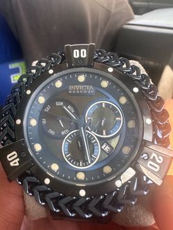 Invicta Reserve Chronograph Watch Black