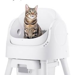 Self-Cleaning Cat Litter Box for Multiple Cats