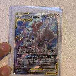 Mewtwo & Mew Tag Team GX SM191
