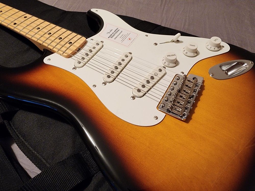 Fender Japan Stratocaster Electric Guitar MIJ Traditional Strat Sunburst