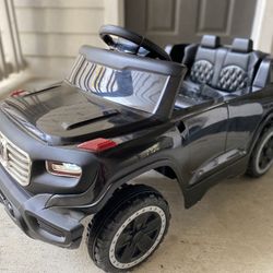Best Choice Products Kids 6V Ride On Truck w/Parent Remote Control, 3 Speeds, LED Lights, Black