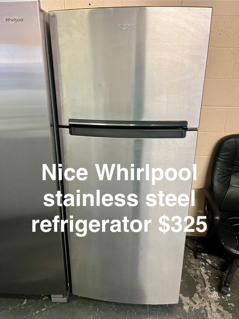Nice Whirlpool Stainless Steel Refrigerator