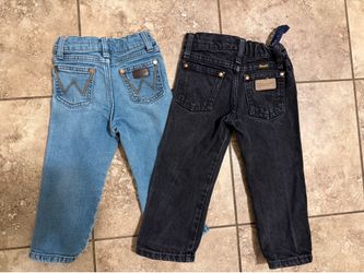 Little boys wranglers size 3t $10 for both