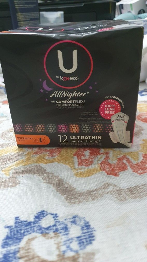 U By Kotex Ultra Thin Pads With Wings