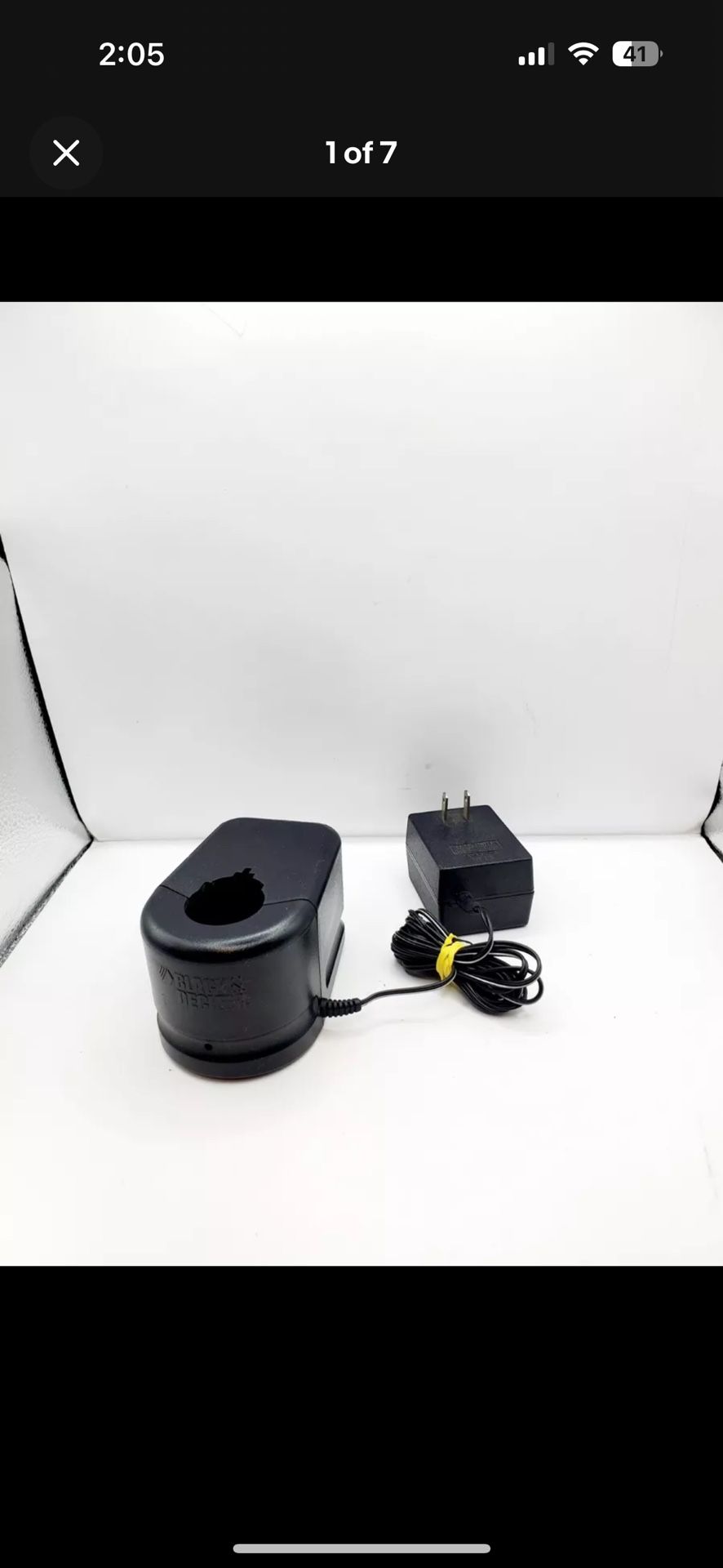 GENUINE ORIGINAL Black & Decker PS180 17.4v For 14.4 V Battery Charger 418352-02