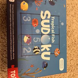 Sodoku Game Magnetic Board Game Tropical Fish Educational Toy (4X4, 6x6)