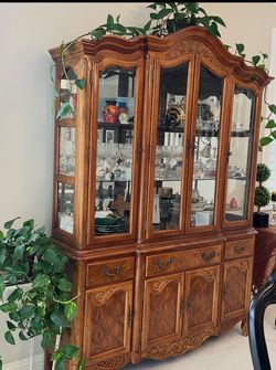Wooden China Cabinet