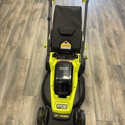 ONE+ HP 18V Brushless 16 in. Cordless Battery Walk Behind Push Lawn Mower (Tool Only)