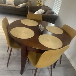 Solid Wood Dining Table 