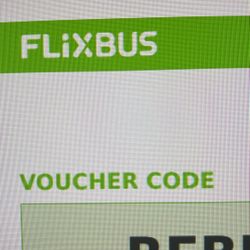 FlixBus Voucher code