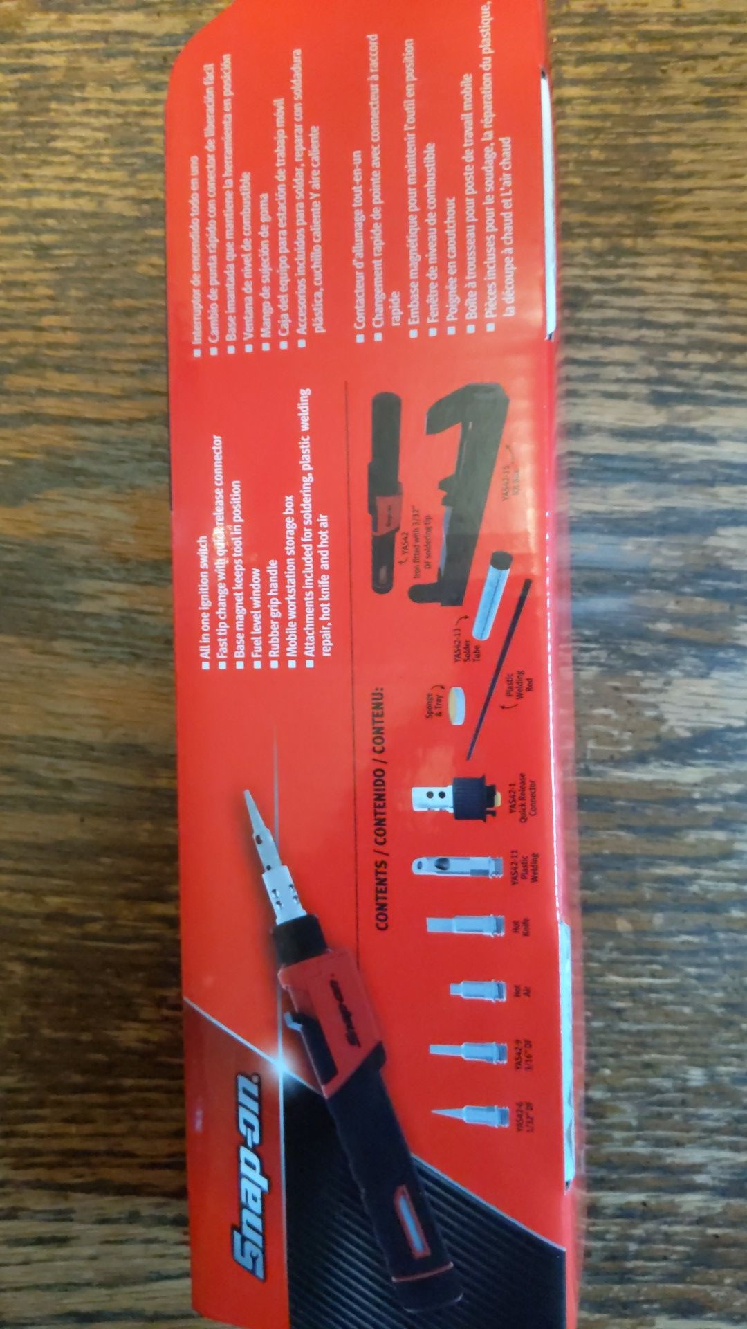 Propane soldering kit snap-on