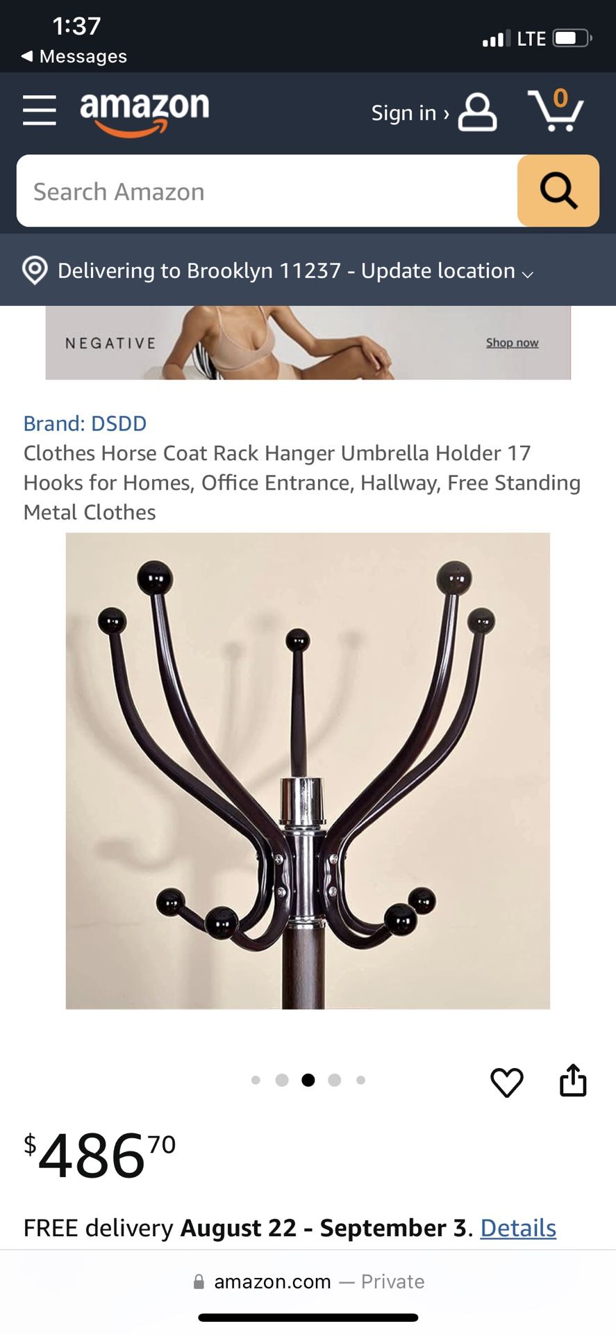 Coat Umbrella hat rack