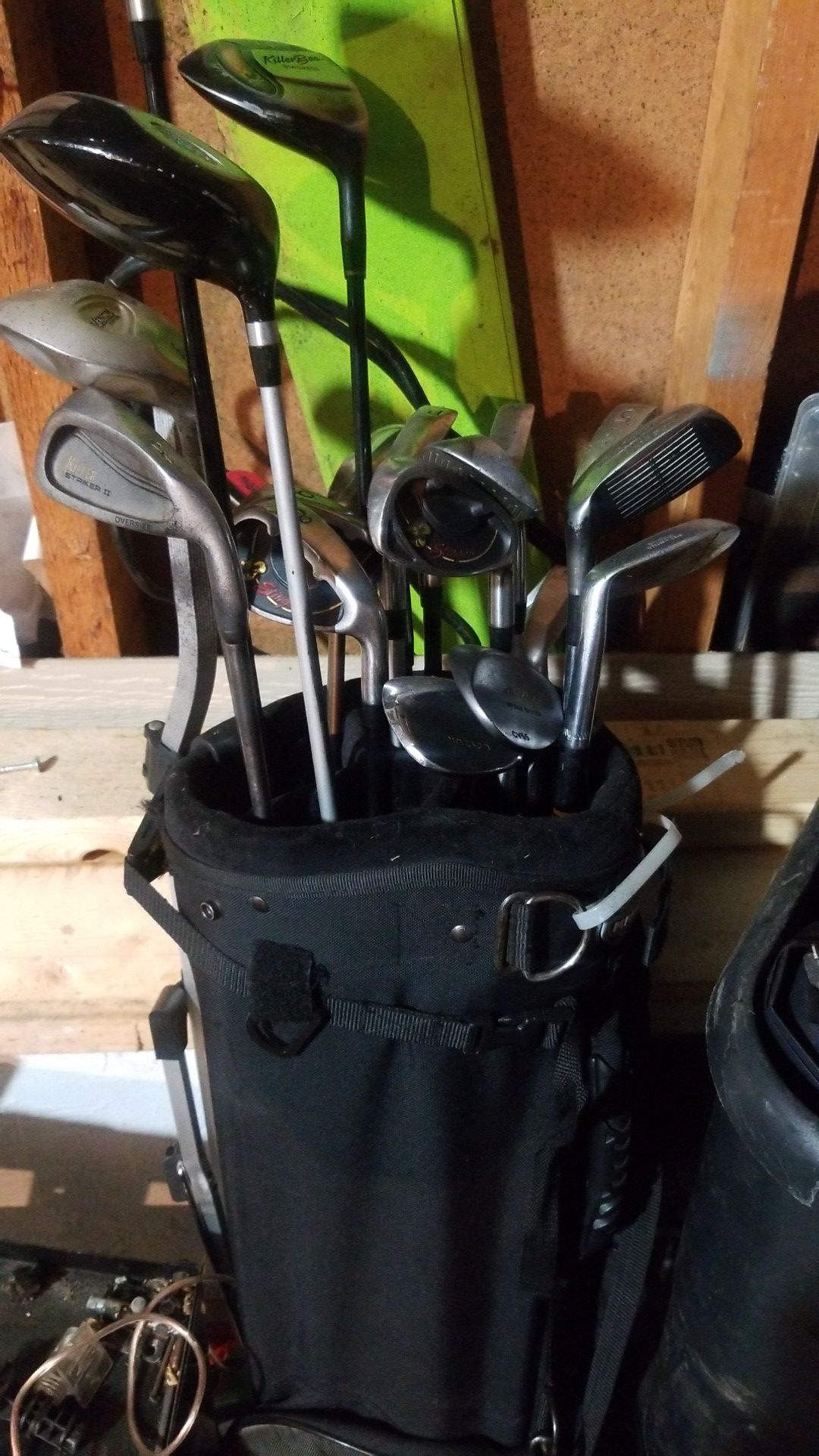 Golf Clubs with bag. Drivers, Irons, wedges, putter