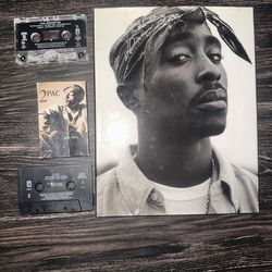 Tupac Book With 2 Cassettes 
