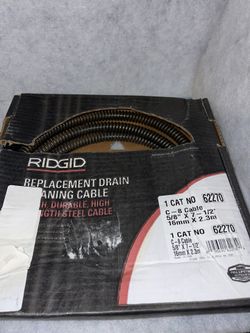 Rigid Replacement Drain Cleaning Cable