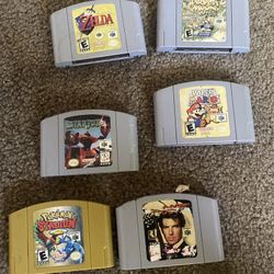 Nintendo 64 Games Or Best Offer