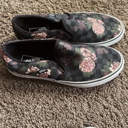 floral Vans Shoes 