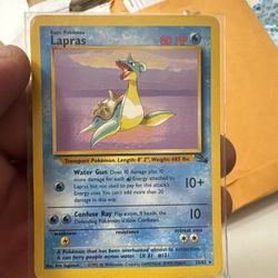Older Slightly Rare Pokémon Card (LAPRAS)