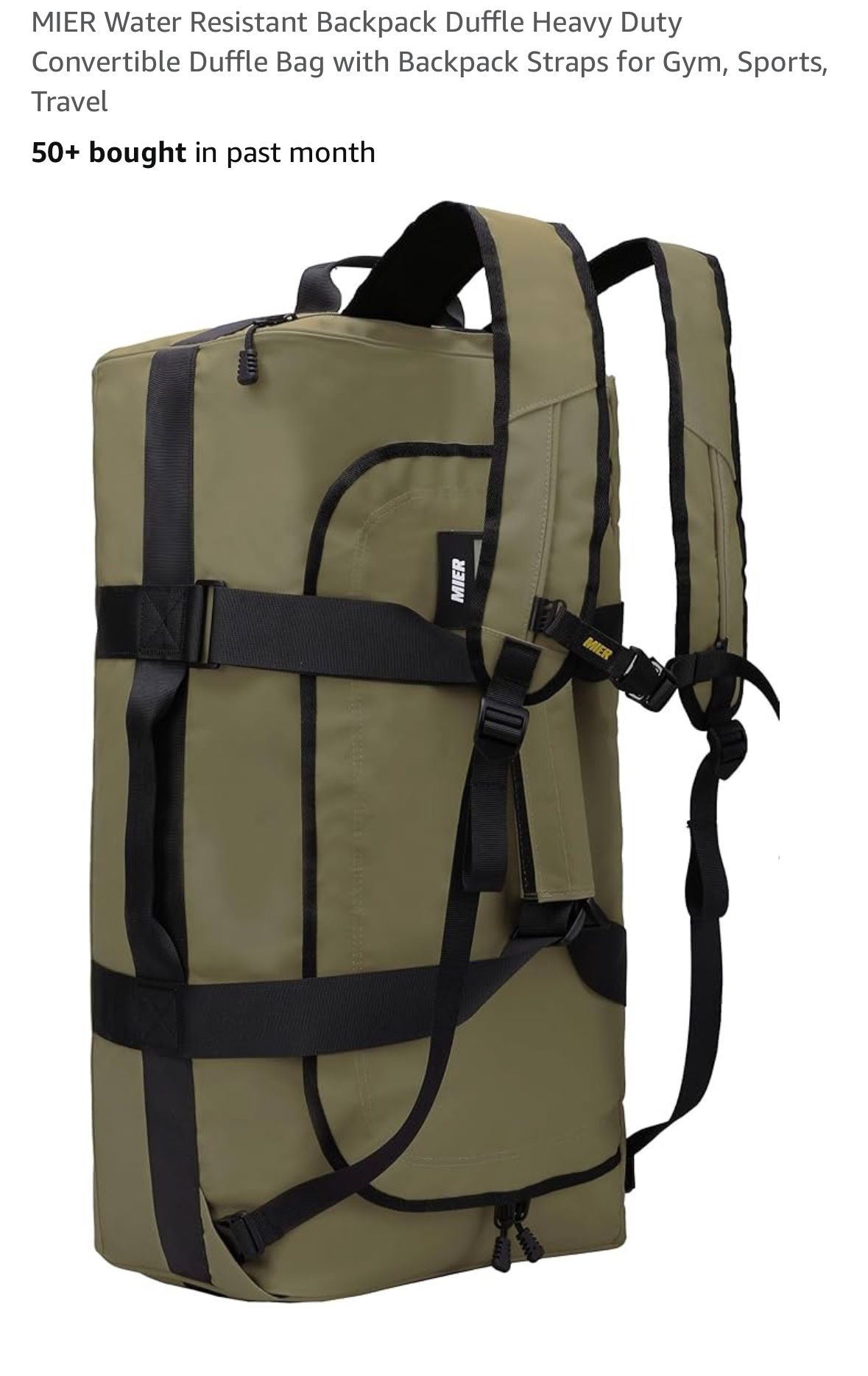 MIER Water Resistant Backpack