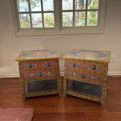 Set Of World Market Night Stands or End Tables 