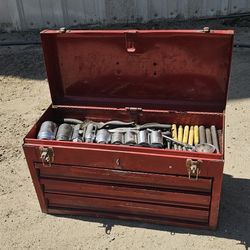3 Shelf Tool Box With Tools Used Tools
