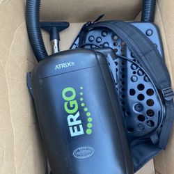 Atrix VACBP1 Ergo HEPA Backpack Vacuum, Standard Bundle, Black