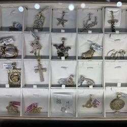 10Kt Gold diamond Pendants For Sale