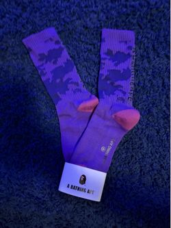 A Bathing Ape Camo Socks