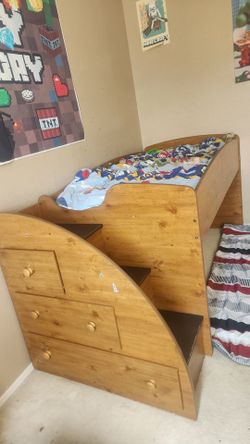 Twin size bunk bed