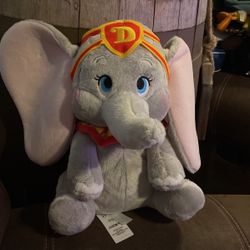 Disney Parks LIVE ACTION Dumbo Plush 12" NEW