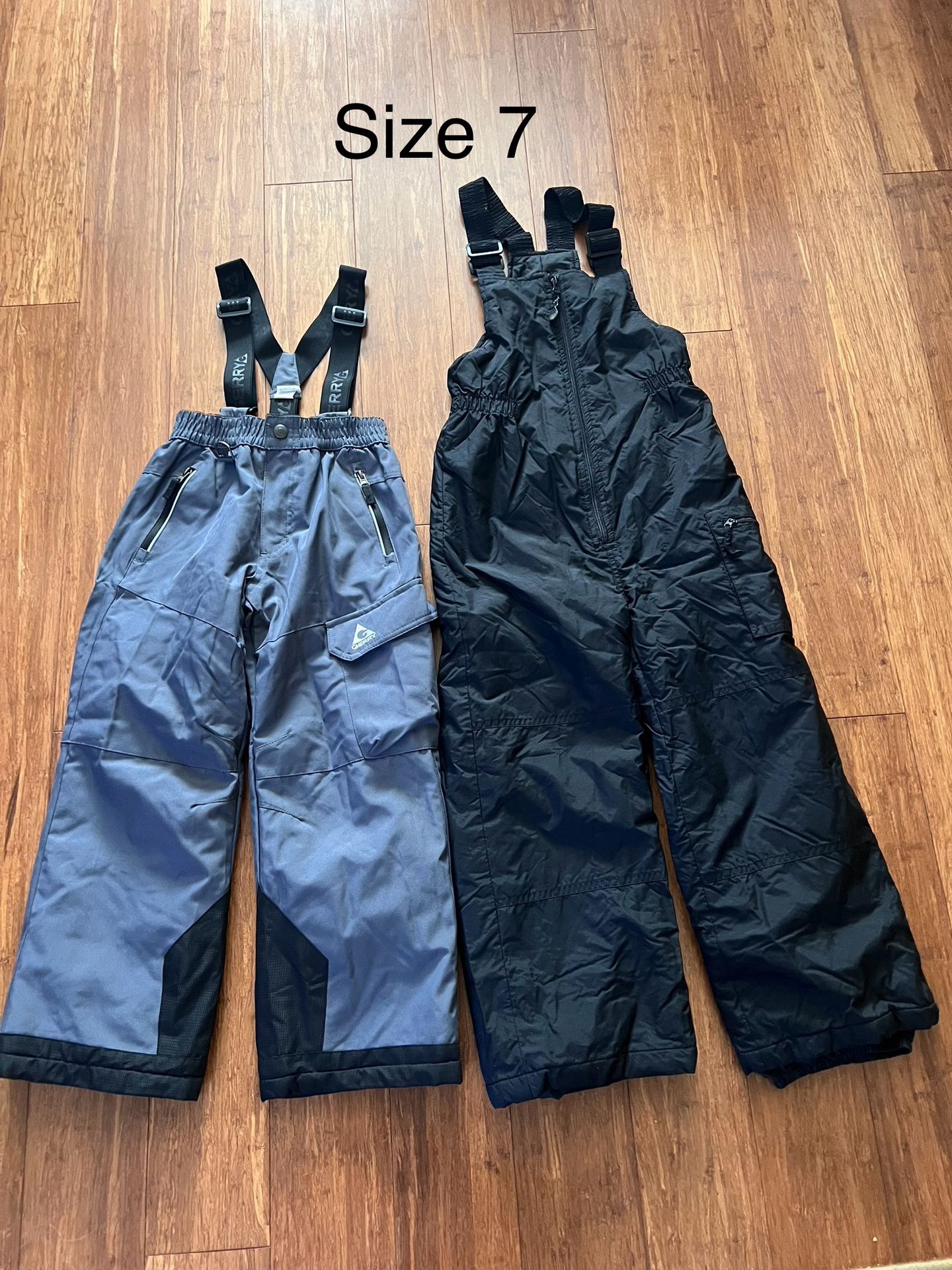 Kids Snow Bibs Size 7