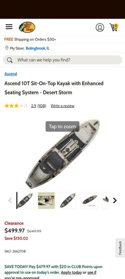 Ascend 10T sit on top kayak