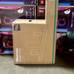 Hisense (AX700) Dolby Atmos Soundbar Home Theater System | 5.1.2 Channel Surround | Wireless Subwoofer + Rear Speakers | Immersive Cinema Audio