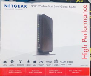 Netgear N600 wireless band gigabit router