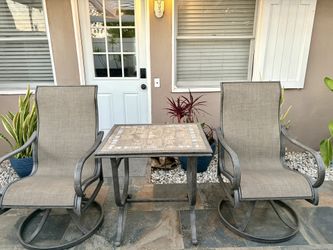 Outdoor Table With 2 Chairs
