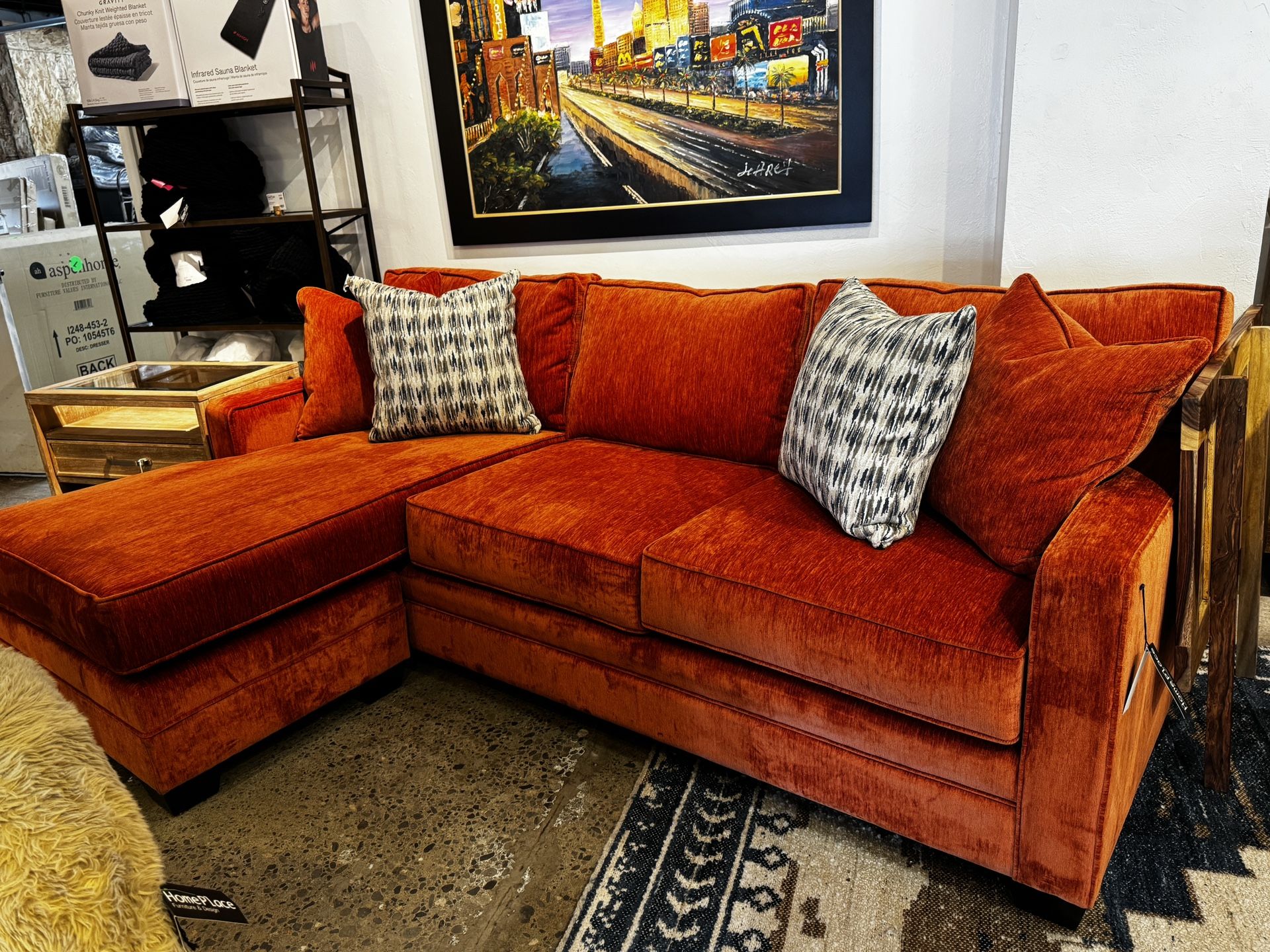 Orange(papaya) sofa