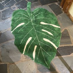 Leaf Rug, Washable! Basically New!
