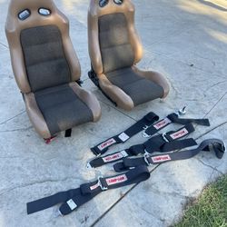 Xr sports seats with simpson harnesses