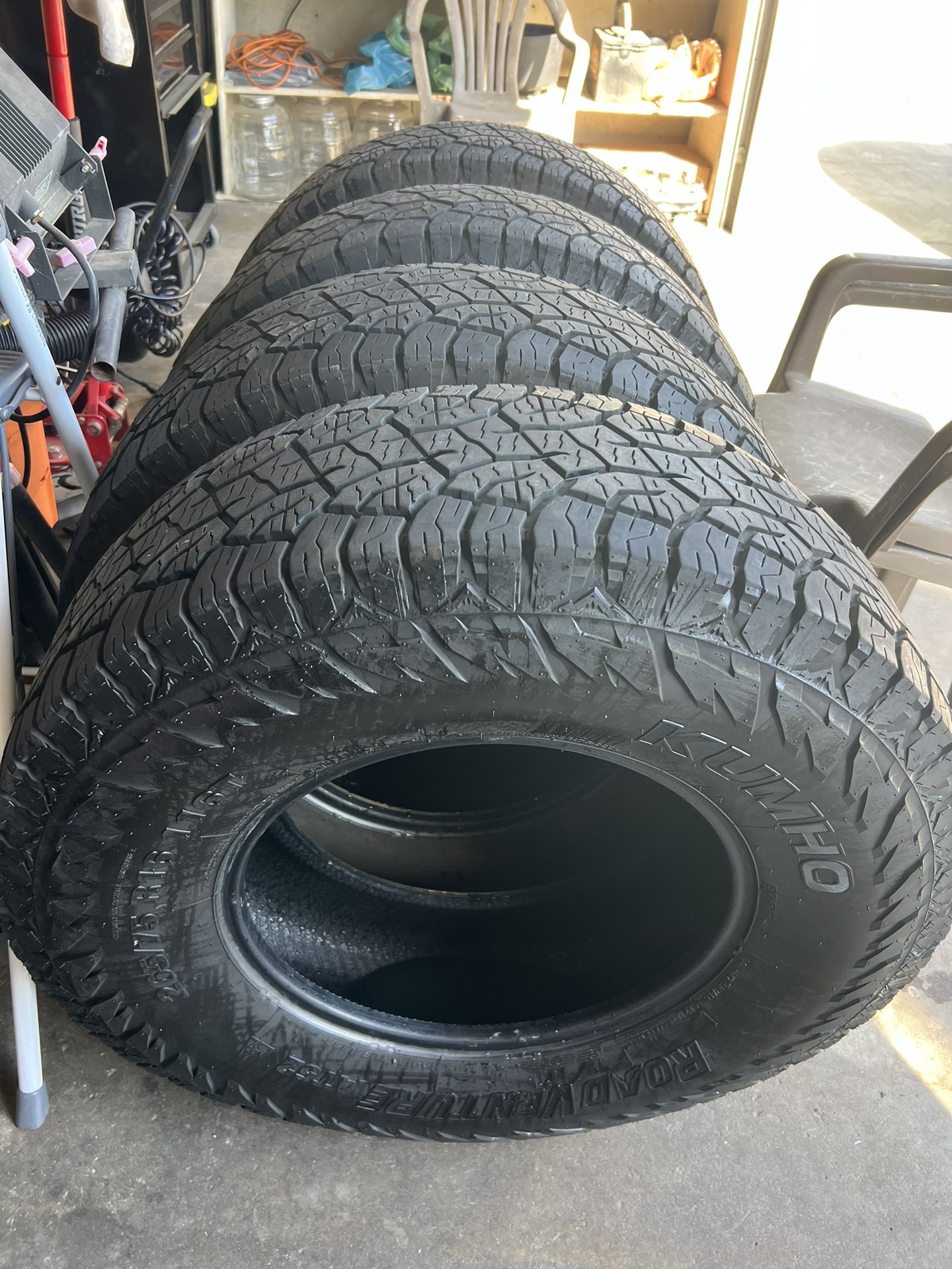 All Terrain Tires 265/75r16 Kumho At 52 for Sale in Farmersville, CA OfferUp