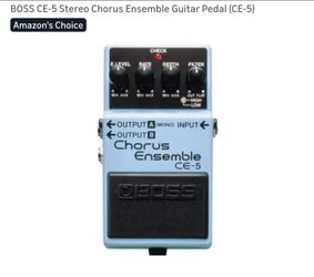 BOSS CE-5 Stereo Chorus Ensemble Guitar Pedal (CE-5)