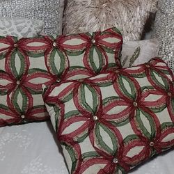 2 Pillows navideños