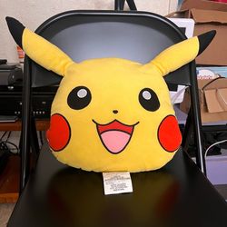Pokemon Pikachu Face Pillow Plush
