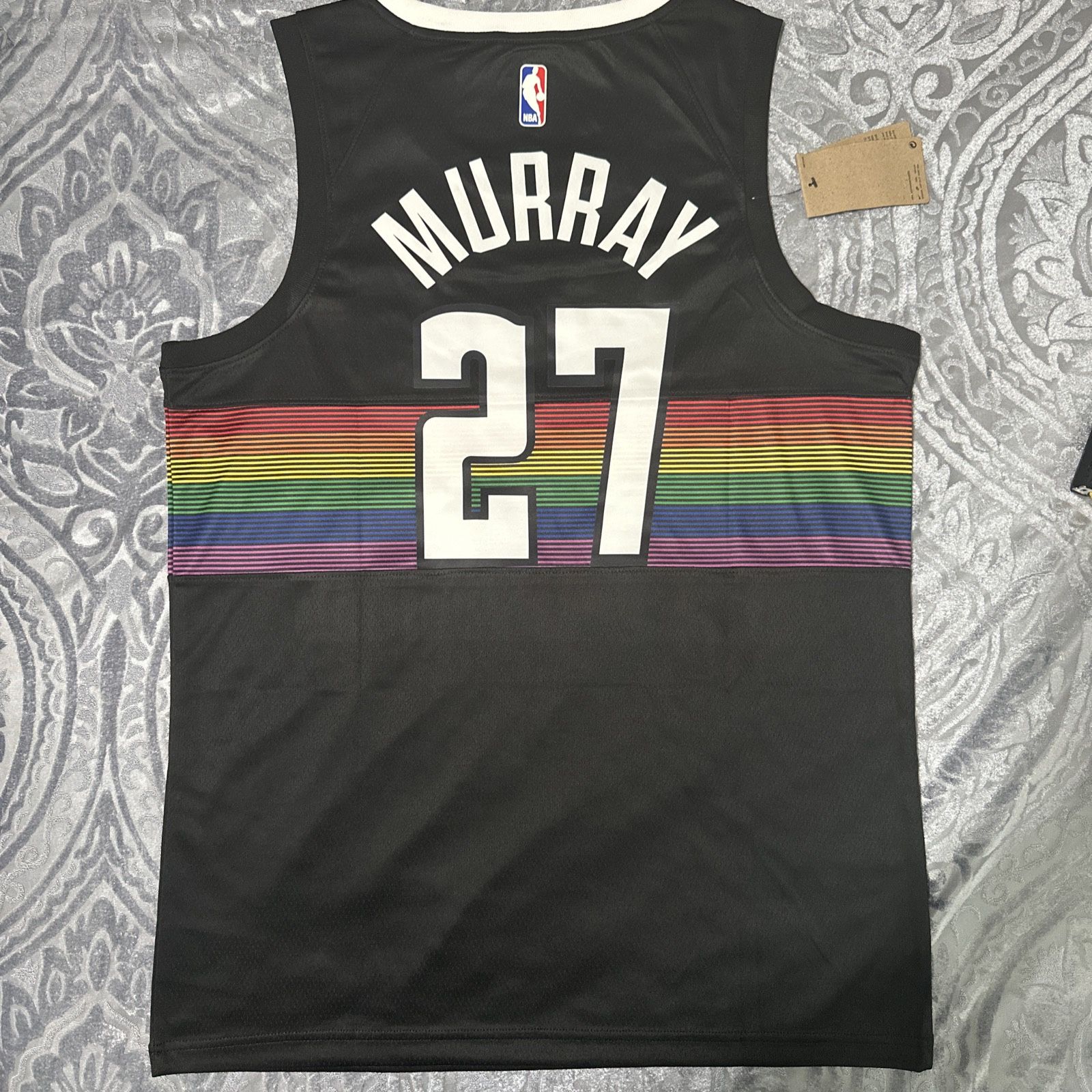 Jamal Murray Jersey Denver Nuggets Large Black City Edition #27
